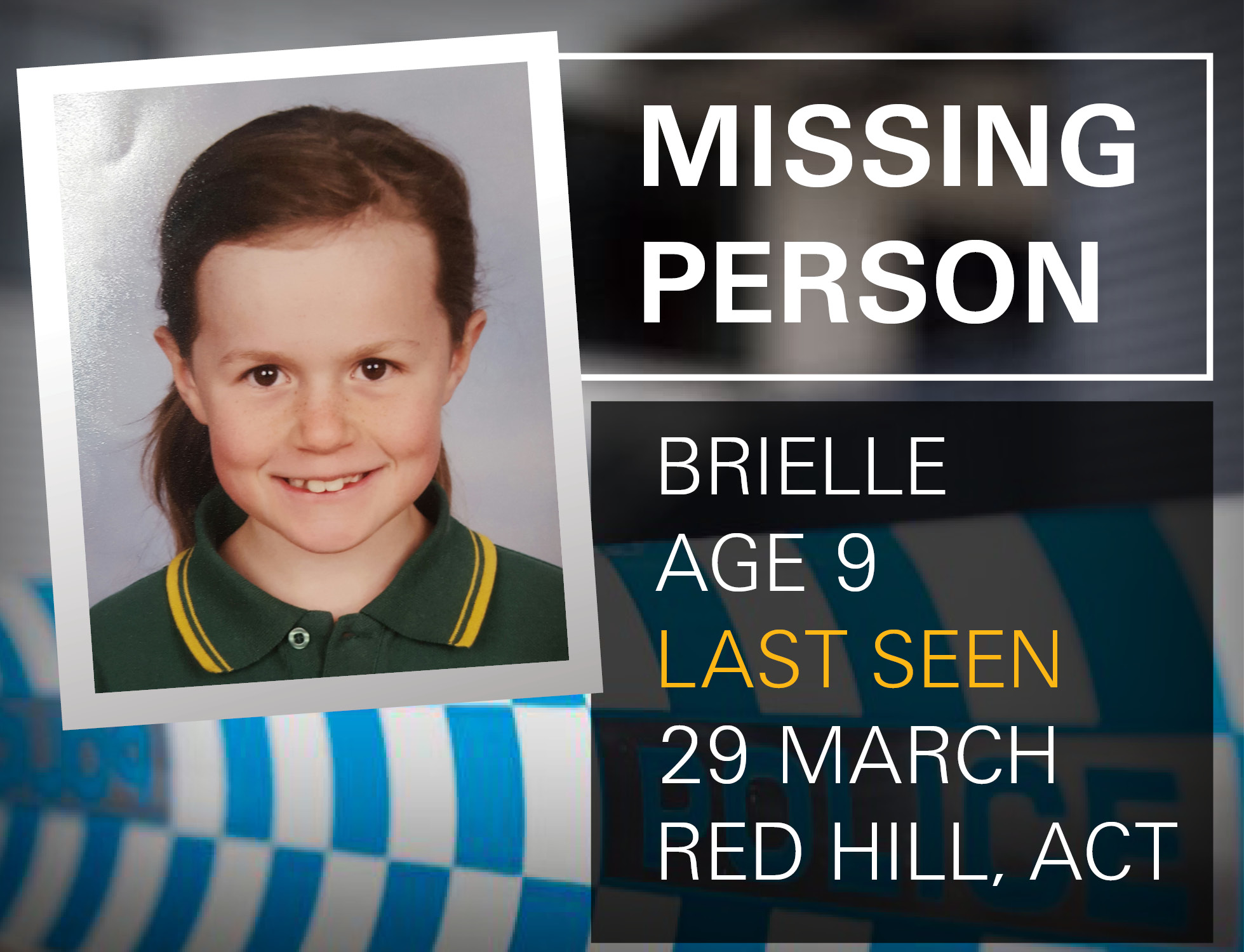 Two Girls Missing From Red Hill Act Policing Online News 8134